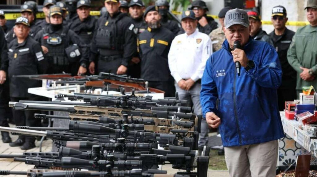 Ministro Cabello confirma captura de dos implicados en caso de explosivos en Plaza Venezuela