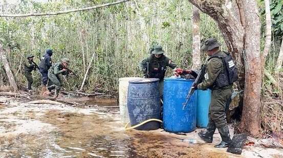 Destruyen el campamento de la segunda marquetalia Destruyen el campamento de la segunda marquetalia